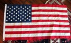 Valley Forge  American Flag  Cotton  3  X 5   100  Made In Usa  Sewn Stripes    