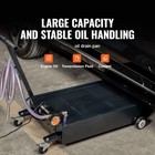 Low Profile Oil Drain Pan 15 Gallon Oil Drain Pan With 180w Electric Pump