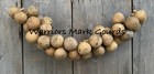 Primitive Spinner Gourd Garland Vertical Door Hanger Wreath Natural Handmade