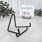 Black Wire Easel Stand Plate Picture Display Holder Rack 2x2 5x2 5 Inch 6 Pcs
