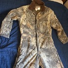 Vintage Walls Camo Insulated Body Suit Sz Large Tall Usa Hunting Work Coveralls