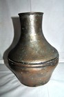 Rare Antique Hand Hammered Copper Jug Pitcher Bronze Handle 