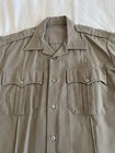 Vintage National Park Ranger Ss Uniform Shirt Sz Large Long Pen Slot Obsolete