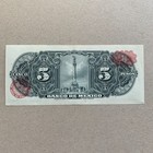          1963 Mexico 5 Pesos Gypsy Queen Mexican Banknote Billetes Mexican Currency