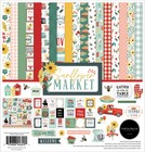 Echo Park Sunflower Market Set - Collection Pack  Solid Pack   Chipboard Accents