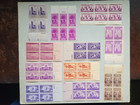 Lot Of 91 U s  Plate   Blocks 1933-58 Mostly 3ct Mnh No Duplicates