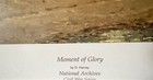 Framed Signed   Numbered  moment Of Glory  By G Harvey 1437 2500 Civil War Print