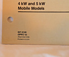 927-0120 Cummins Onan Operators Manual Cck Genset 4kw 5kw Mobile Generator Set