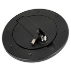 Aluminum Locking Fuel Filler Door Gas Tank Cap Cover For Hummer H3 H3t 2006-2010