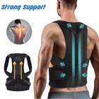 Heavy Duty Lower Lumbar Back Belt Exercise Waist Support Brace Suspenders Work