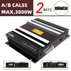 3800w 12v 2ch Class Ab Power Stereo Amplifier Car Audio Amp Subwoofer Speakers