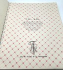 1946  the Bride  Spiral Notebook Wedding Planner  Chas  Stevens Chicago Vintage 