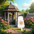 White Artificial Ice Cream Realistic Simulation Food Popsicle Model Replica F   