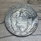 1967 Panama 1 2 Balboa Silver Coin  e932