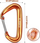 Carabiner Clips Heavy Duty 12kn -lightweight Loing Carabiners