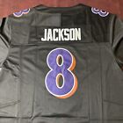 Lamar Jackson Black Alternate Baltimore Ravens Jersey Mens Medium Stitched  8