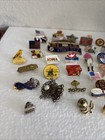 Lapel Pin Lot Of 35 Pins Mixed Lot All Pre-owned