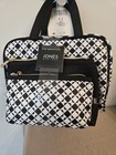 Jones New York 5-piece Travel Cosmetic Bag Set Black White Tsa Toiletry