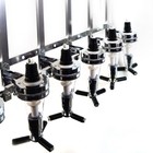 6 Bottle Liquor Dispenser Alcohol Drink Bar Beverage Whiskey Shot Stand Home Hot