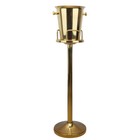 Floor Standing Golden Champagne Ice Bucket Stainless Steel Wine Cooler Ice Gift