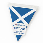 Rugby 6 Nations 33ft Scotland 20 Xl Flags Sky Blue Saltire Triangle Bunting