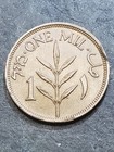 1927 Israel Palestine British Mandate 1 Mil  Bronze Coin  zsz1a