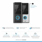 Amcrest Video Doorbell Camera 2 4 Ghz Wifi Weatherproof Two-way Audio 140   Angle