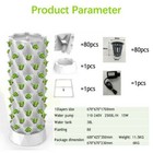New 80 Pot Vertical Hydroponics Tower Systems Set Hydroponic Growing Kit Garden