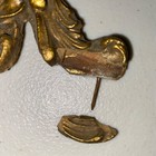 Antique Gilded Pediment Decoration