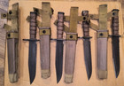 Vintage Okc-3s Combat Knife Bayont Genuine Usmc   Scabbard Ontario Knife Co Usa