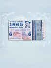 1965 World Series Game 6 Ticket Stubs Koufax - Yom Kippur Authentic Ex Cond