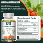 Ashwagandha 1200mg- Extra Strength Mood   Immune Support - 120 Capsules