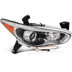 Right Headlight Assembly For 2013-2015 Jx35 Qx60 D2s Py21w W5w Chrome Clear Lens