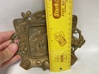 Antique Bronze Bowling Rat Ashtray Cigar Heavy Brass Dog Key Vintage Brass