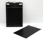 Exc Graflex Riteway 4x5  Sheet Film Double Cassette Holder