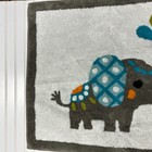Sweet Jojo Designs Mod Elephant Accent Rug Bedroom Decor Hand Tuffed 36 X 30 