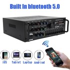 2000w Peak 400w Rms Hifi Stereo Amp Bluetooth 5 0 Karaoke Fm Usb Eq Mic Home Car