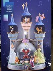 2025 Disney Parks Sorcerer Mickey Fantasyland Castle Light Sounds Snow Globe Nib