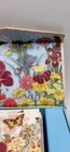 Punch Studio Keepsake Trinket Music Box Note Cards Butterflies Flowers Magnetic