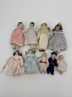 Porcelain Doll Lot Of 9 Misc Small Vintage Dolls Russ Berrie Zasan