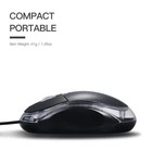 Wired Usb Optical Mouse     Led Scroll Wheel Computer Laptop Pc Mice Black