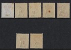 Seychelles 1893 Qv Surcharge  Set  Sg15-21 sc22-26  23a  24a   Mm mum    a641