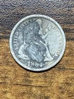 1884 Seated Silver Dime Love Token