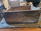 Vintage Antique Wooden Handmade Box From Massachusetts Farmhouse Primitive Decor