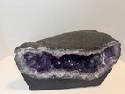 Large Natural Amethyst Cathedral Geode Crystal Cluster 23 6 Lbs 11    Display