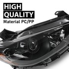 Mazda Cx-5 2013-2016 Projector Lights Black Housing Clear Lens Amber Ref Pair