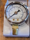 1 8npt Air Compressor hydraulic Pressure Gauge 0-100 Psi Side Mount 1 5 face 2pk