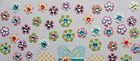 Handmade Paper Flowers Tags Embellishments 72 Scrapbooks Journals Cards Punchies