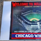 Nos Chicago White Sox 1983 Al Western Division Champs Miller Time Vintage Poster