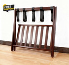 Solid Wood Luggage Rack  Foldable Suitcase Stand  Luggage Holder  Storage Shelf